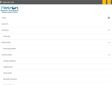 Tablet Screenshot of netronguvenlik.com